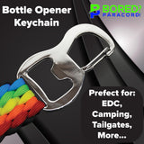 Bottle Opener Carabiner Keychain