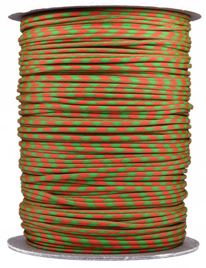 Neon Green and Orange 50/50 1000 Foot Spool