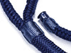 3/8" Navy Fender Line For Boats - Double Braided Nylon 6 Feet Marine Rope - 2 Pack